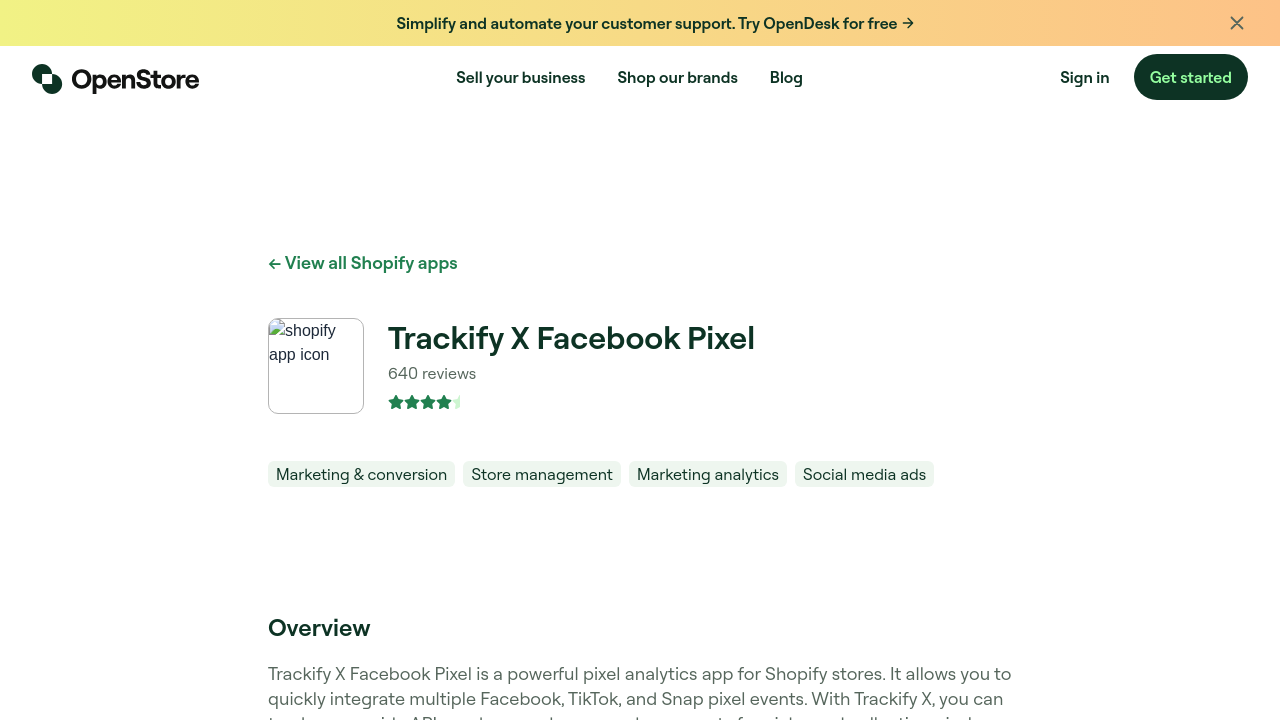 Trackify Pixel App and Facebook Audience Builder